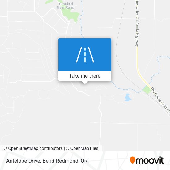 Antelope Drive map