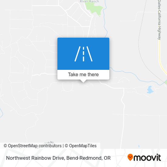 Northwest Rainbow Drive map