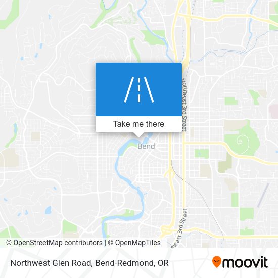 Northwest Glen Road map