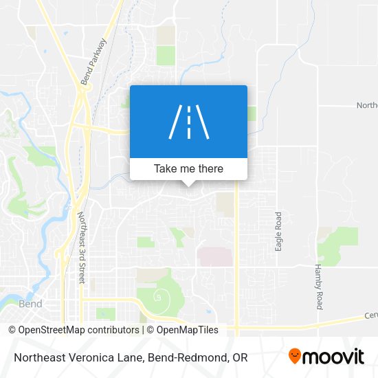 Northeast Veronica Lane map