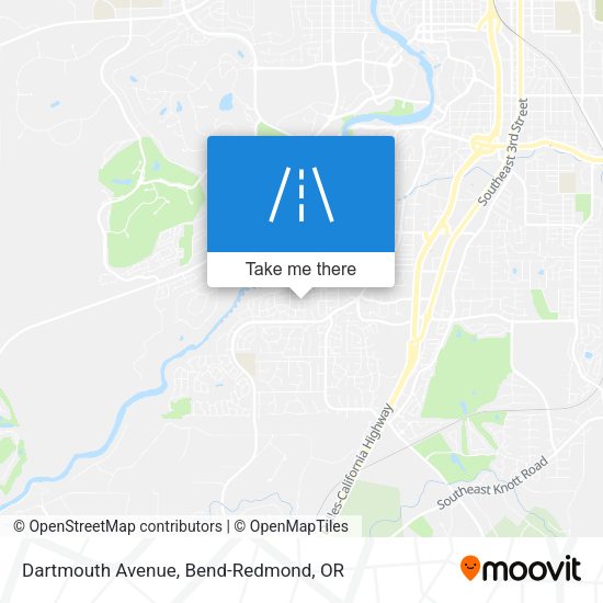 Dartmouth Avenue map