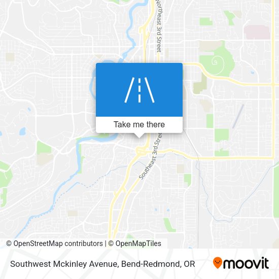Southwest Mckinley Avenue map