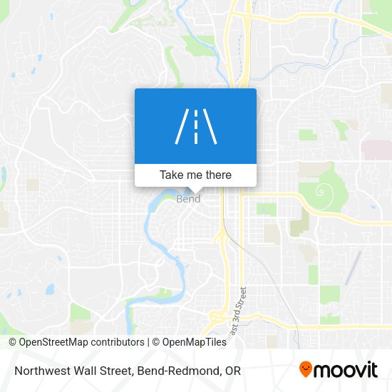 Northwest Wall Street map