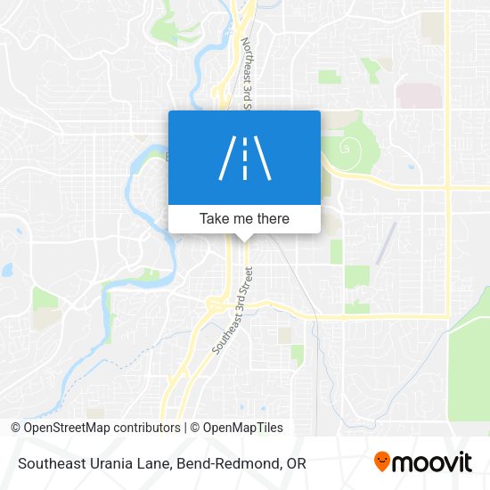 Southeast Urania Lane map