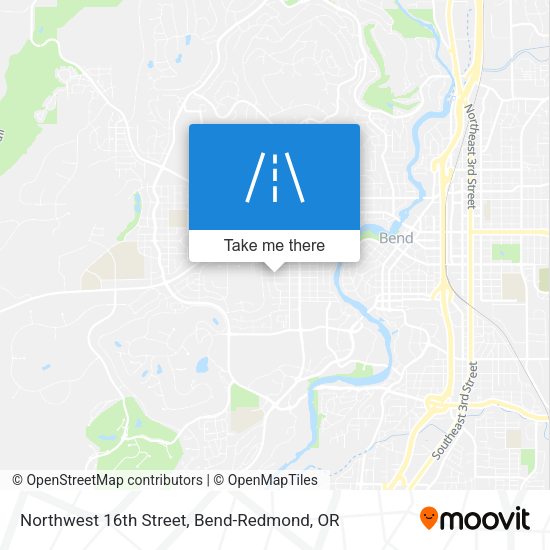 Northwest 16th Street map