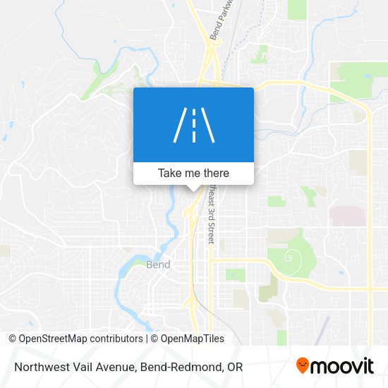 Northwest Vail Avenue map