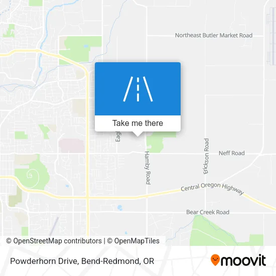 Powderhorn Drive map