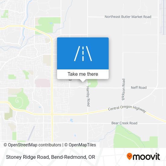 Stoney Ridge Road map