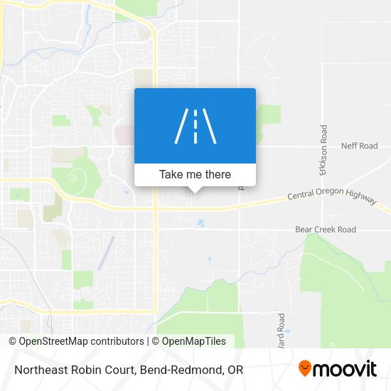 Northeast Robin Court map