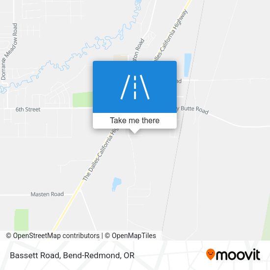 Bassett Road map