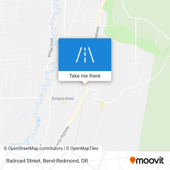 Railroad Street map