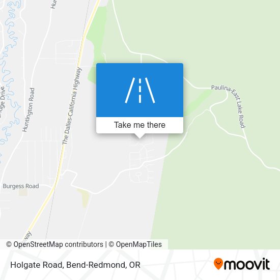 Holgate Road map
