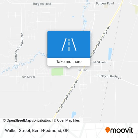 Walker Street map