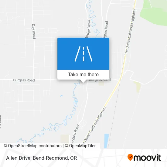 Allen Drive map