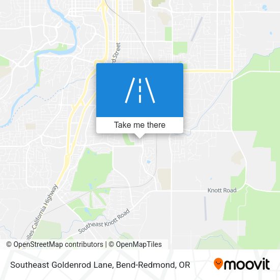 Southeast Goldenrod Lane map