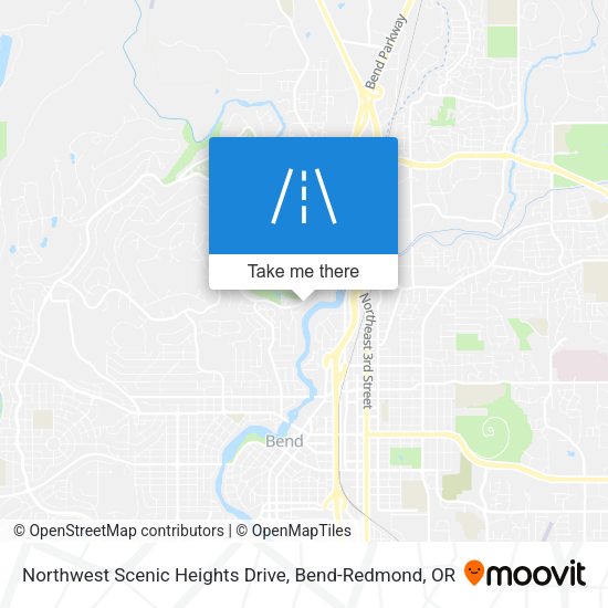 Mapa de Northwest Scenic Heights Drive
