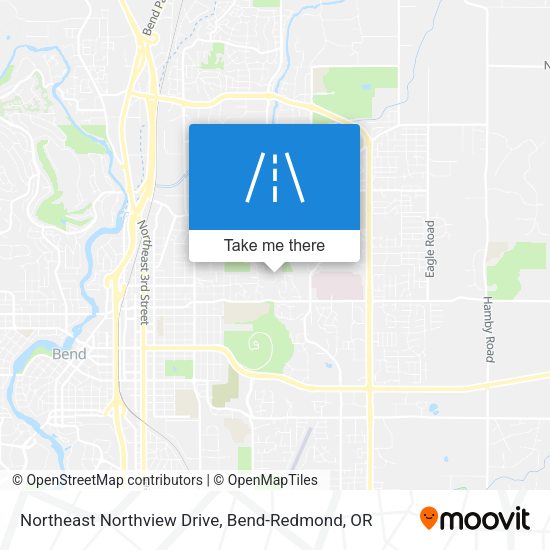 Mapa de Northeast Northview Drive