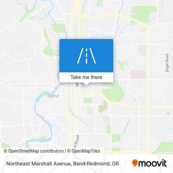 Mapa de Northeast Marshall Avenue