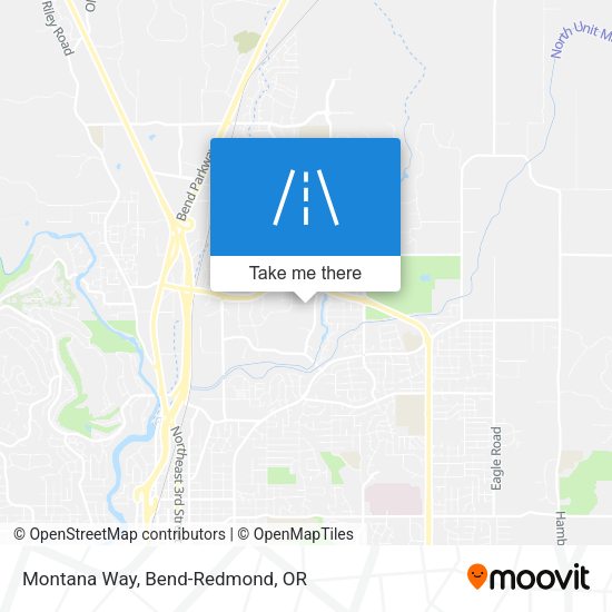 Montana Way map