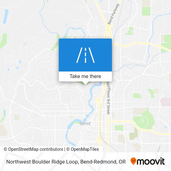 Mapa de Northwest Boulder Ridge Loop