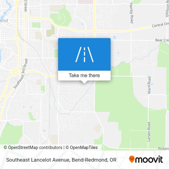 Southeast Lancelot Avenue map