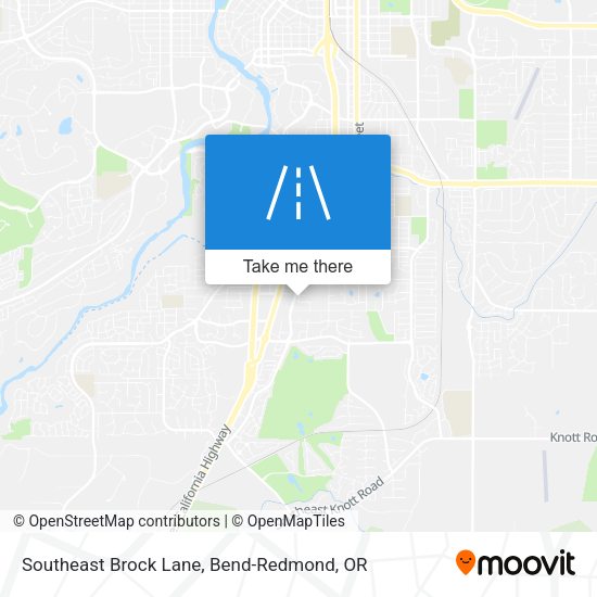 Southeast Brock Lane map