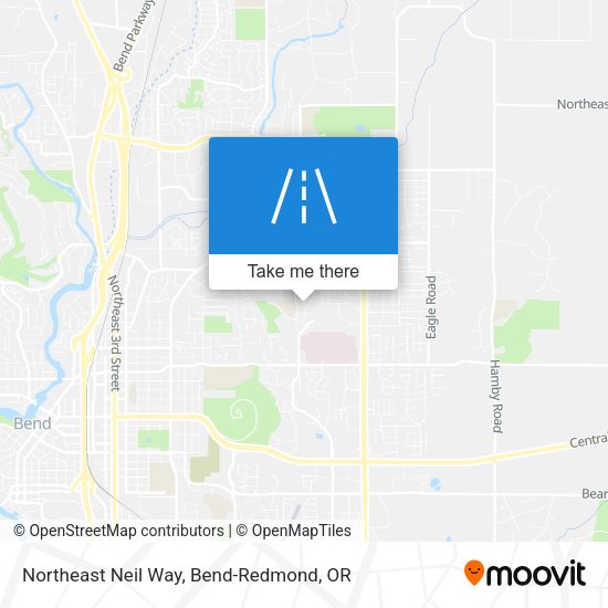 Northeast Neil Way map
