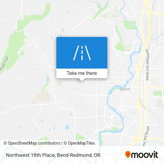 Mapa de Northwest 18th Place