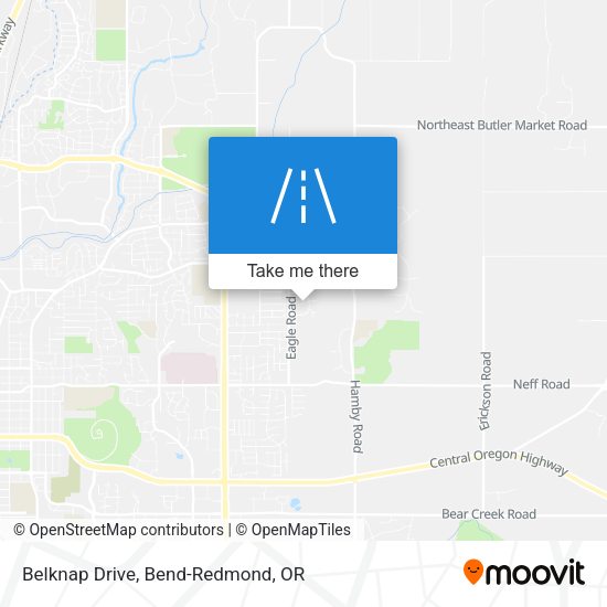 Belknap Drive map
