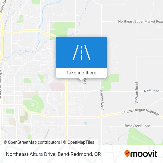 Northeast Altura Drive map