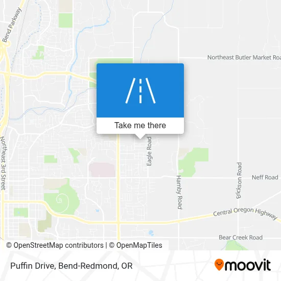 Puffin Drive map