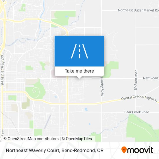 Mapa de Northeast Waverly Court