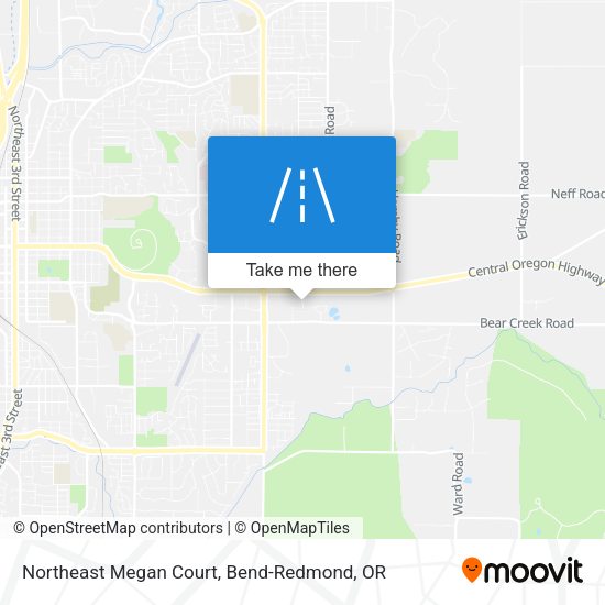 Northeast Megan Court map