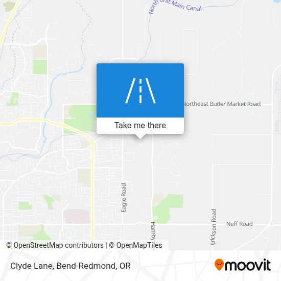 Clyde Lane map