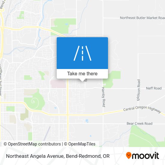 Northeast Angela Avenue map