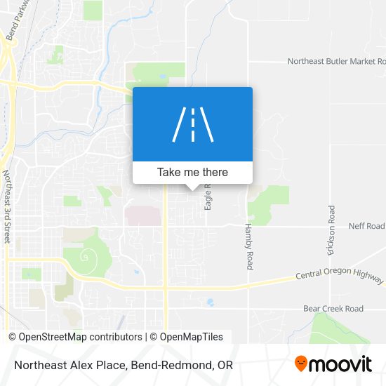Mapa de Northeast Alex Place