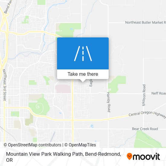 Mapa de Mountain View Park Walking Path