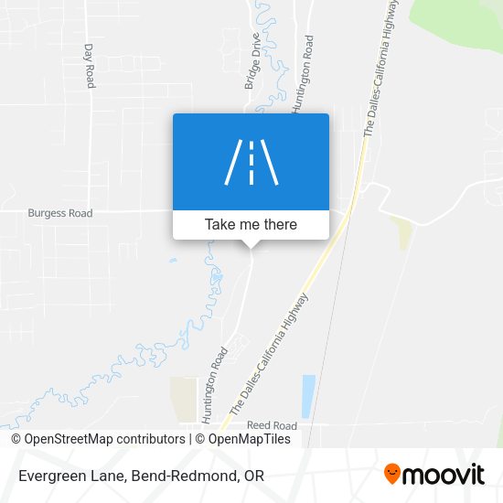 Evergreen Lane map