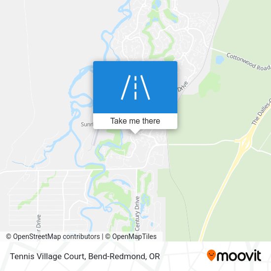 Tennis Village Court map