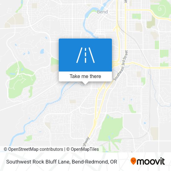 Mapa de Southwest Rock Bluff Lane
