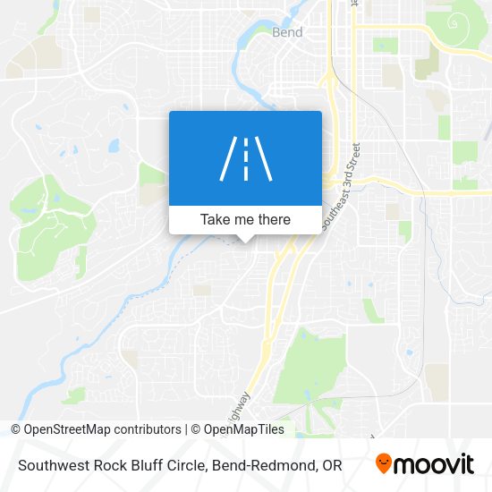 Southwest Rock Bluff Circle map
