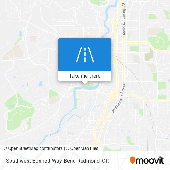Southwest Bonnett Way map