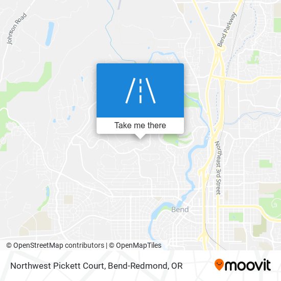 Mapa de Northwest Pickett Court