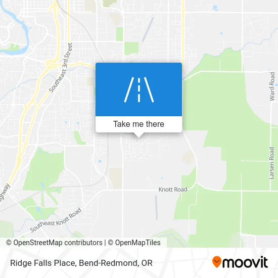 Ridge Falls Place map