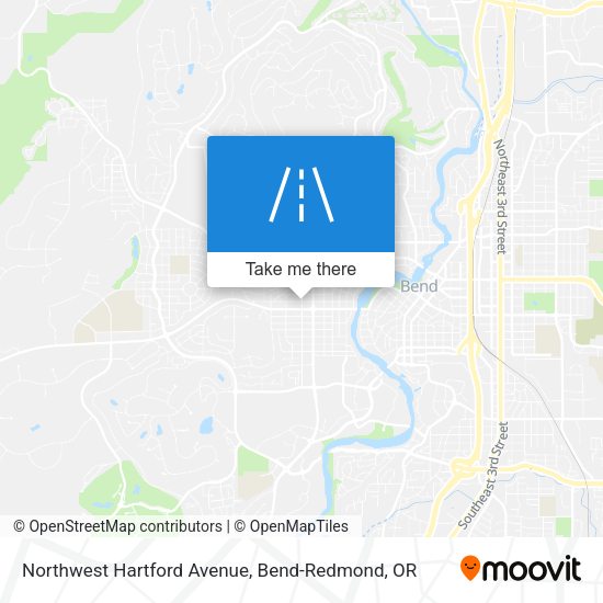 Northwest Hartford Avenue map