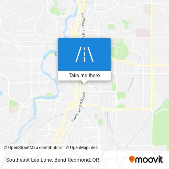 Southeast Lee Lane map