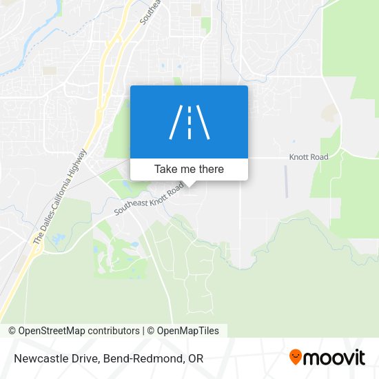 Newcastle Drive map