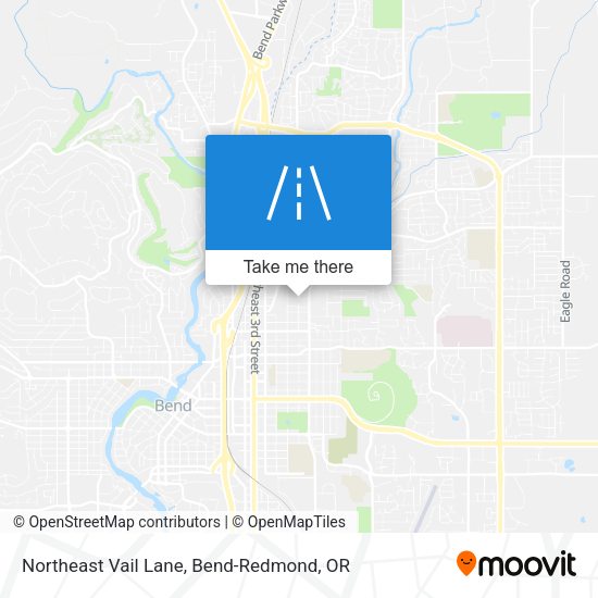 Mapa de Northeast Vail Lane
