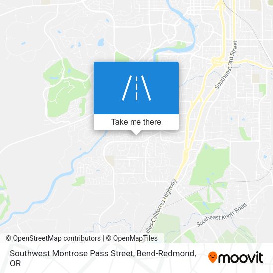 Mapa de Southwest Montrose Pass Street