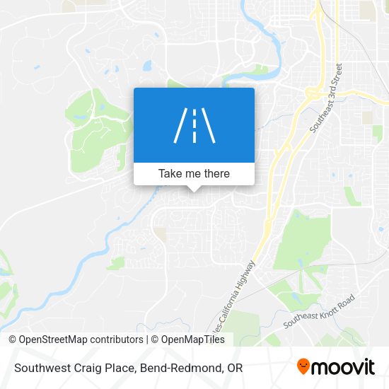 Southwest Craig Place map